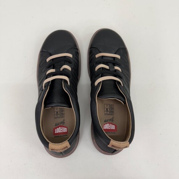 On Foot 14608 Black Leather Slip On Shoes Spain Womens size 41 US 9.5 - Picture 5 of 9